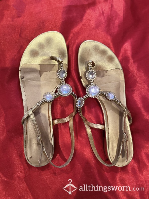 Extremely Worn Pretty Sandals