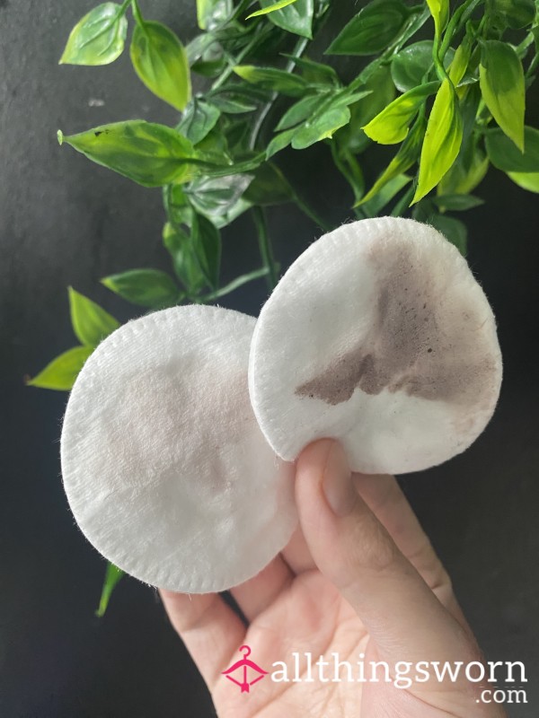 Eyebrow Wax Tint Wipe Cotton Pads