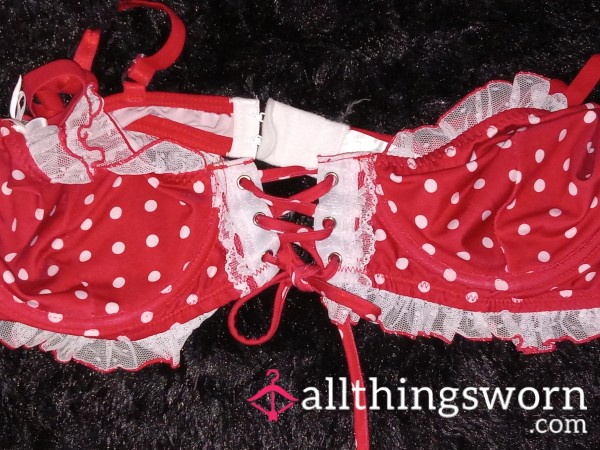 Fantasy Lingerie Brand Red Polka-dot