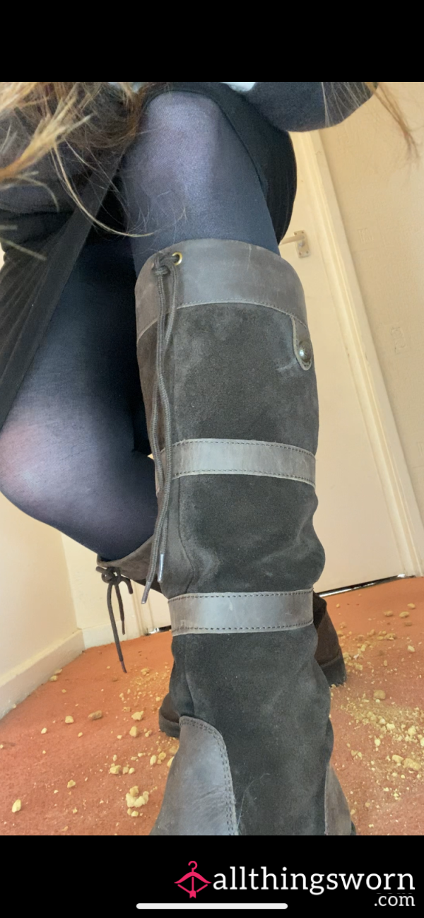 Farmyard Boot Stomp (inside) Femdom