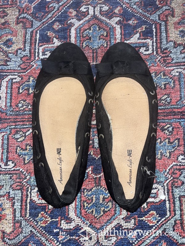 American Eagle Black Flats