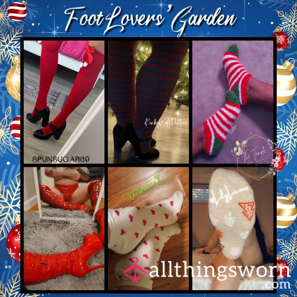 Foot Lover’s Garden - Shared Feet Content With 6 Sets Of Feet!