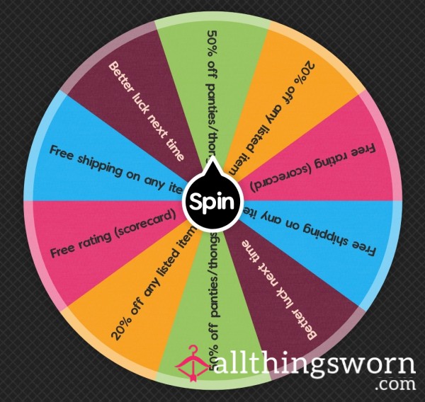 Feeling Lucky? Spin Clo's Wheel!!!