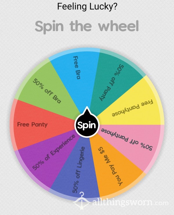 Feeling Lucky? Spin My Wheel.