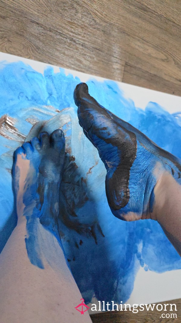 Feet And Paint