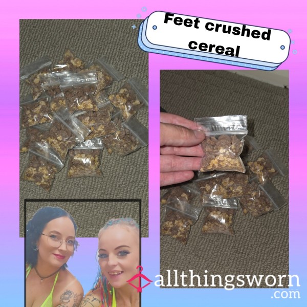 Feet Crushed Cereal + Video