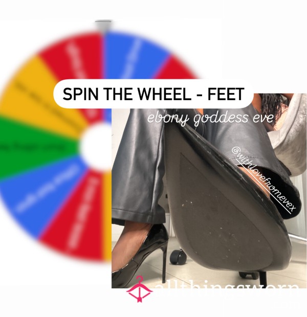 FEET Focused Spin The Wheel From Ebony Goddess Eve 🦶🏾