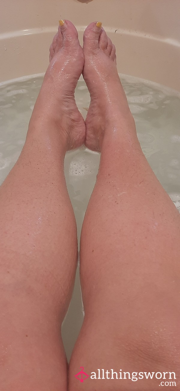 Feet In Bubbles