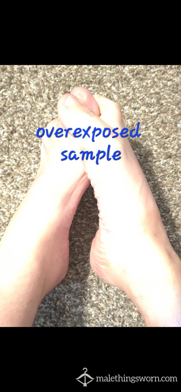 Feet Pic Bundle! 10 Images Of My Feet In Clean, But Not Pedicured Condition. Working Man's Feet