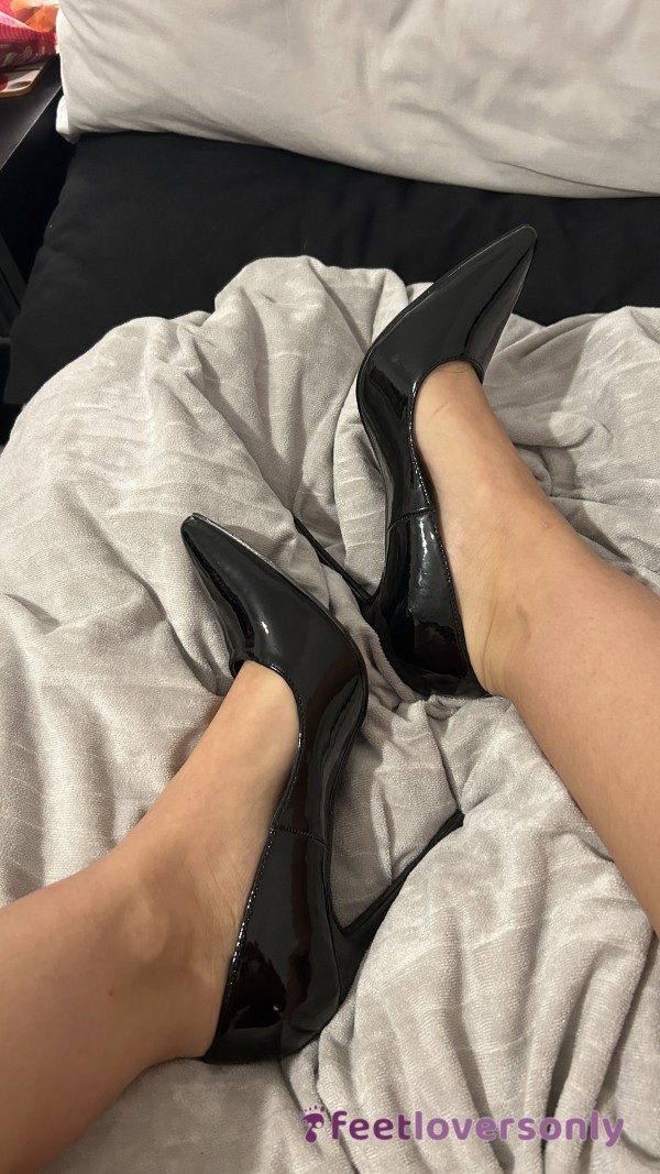 8 Feet Pics In Heels S**y Teen Blonde