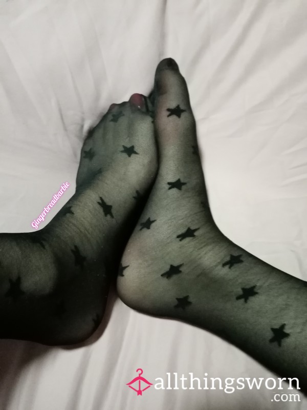 Feet Pics In Sheer Stockings