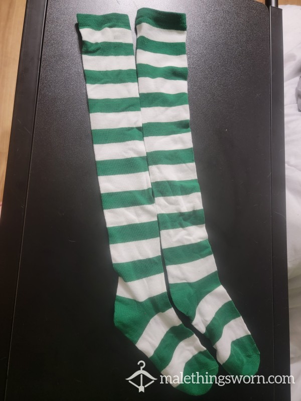 Femboy Knee-highs Green