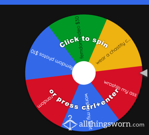 Femdom Spin The Wheel