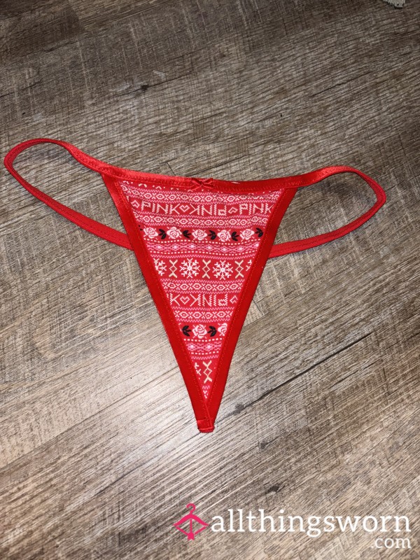 Festive Sweater Print G String