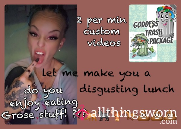 Fetish Food Custom Videos