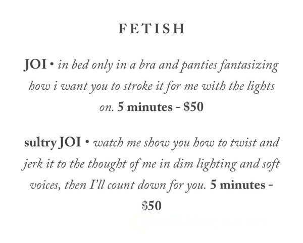 Fetish Video List