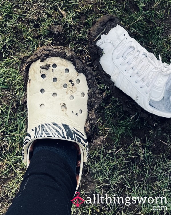 Filthy Dog Walking Crocs