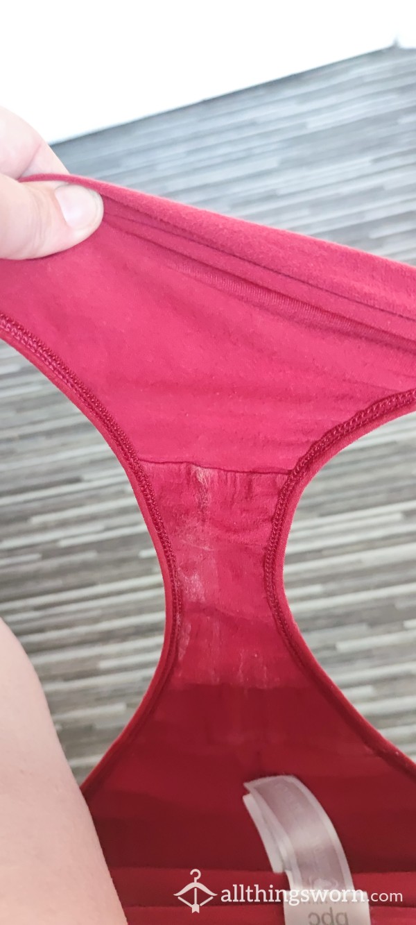 Filthy Nurse Panties Red