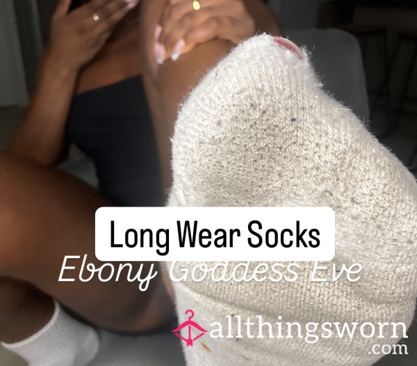 FILTHY Used Socks From Ebony Goddess Eve 🧦