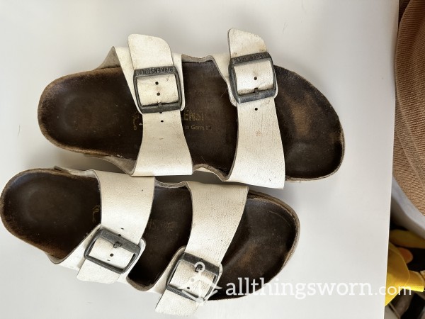 Filthy White Birkenstocks 7 Day Wear Included