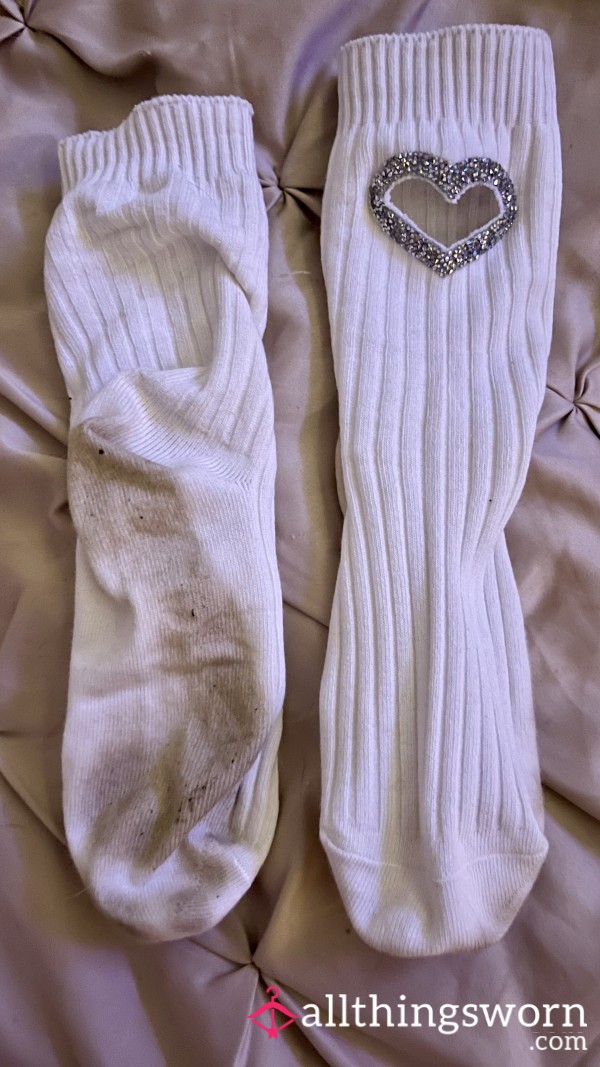 Filthy White Socks