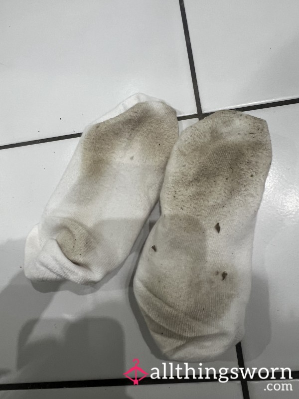 Filthy White Socks