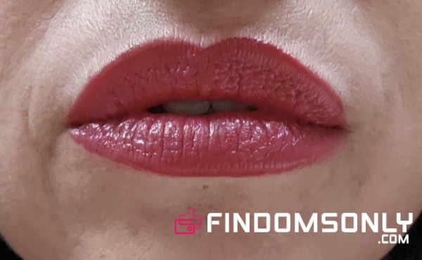 Findom - Close Up Lip Tongue And Teeth