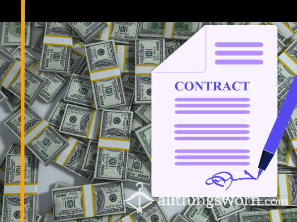 Findom Debt Contract