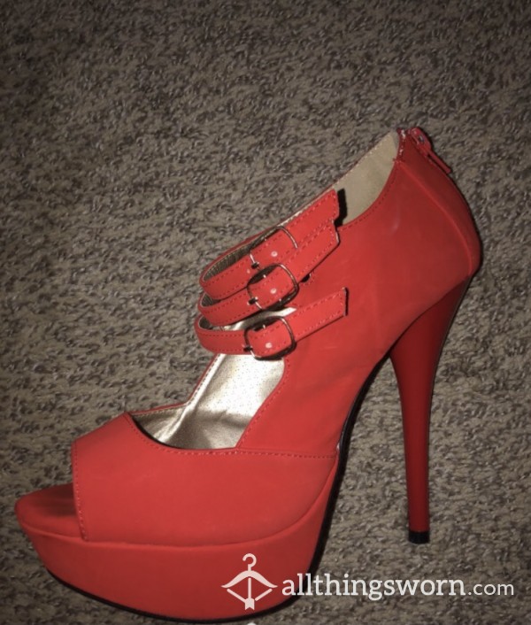 Fire Truck Red FAVORITE Heels