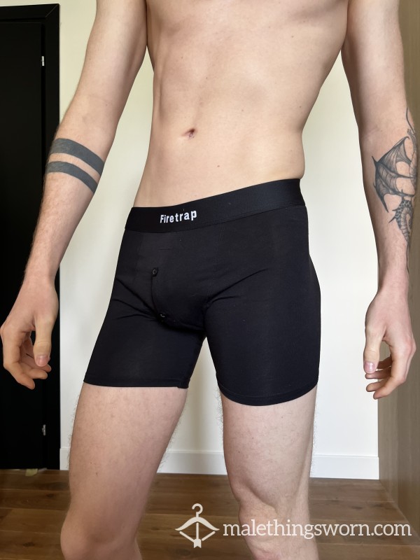 Firetrap Bu*ton Fly Boxer