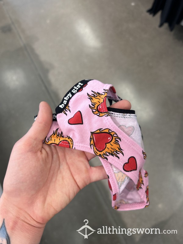 Flaming Heart Thong