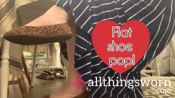 Flat Shoe Pop And Ignore * Teacher * Marking