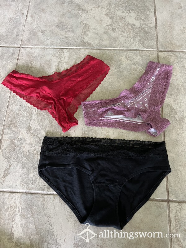 Flight Attendant Cabin Crew 3 For 1 Panties Deal - 24 Hour Wear