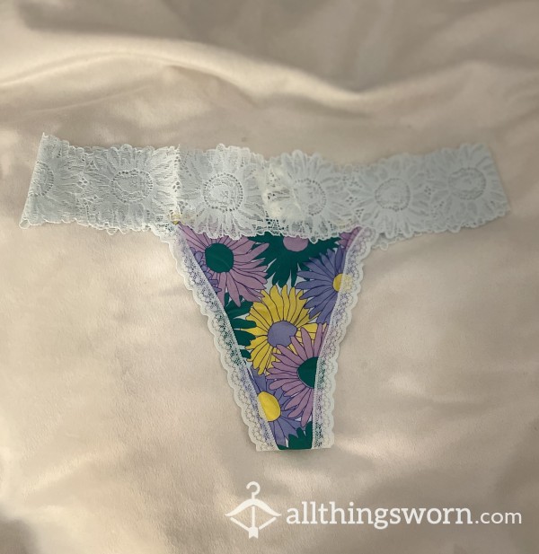 Flor*l Aerie Lace Top Thong