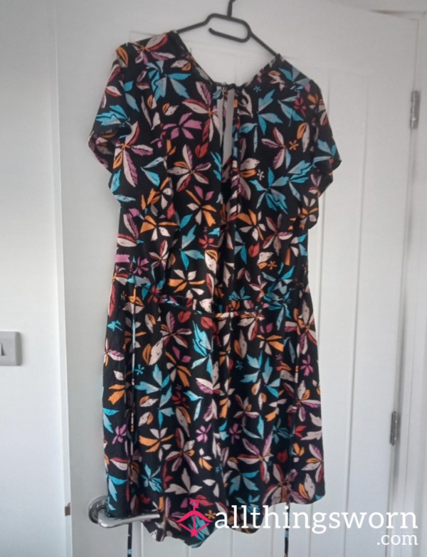 Flor*l Cute Playsuit UK Size 20