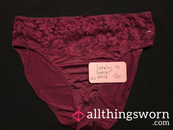 Flor*l Fullback/lace Panties.