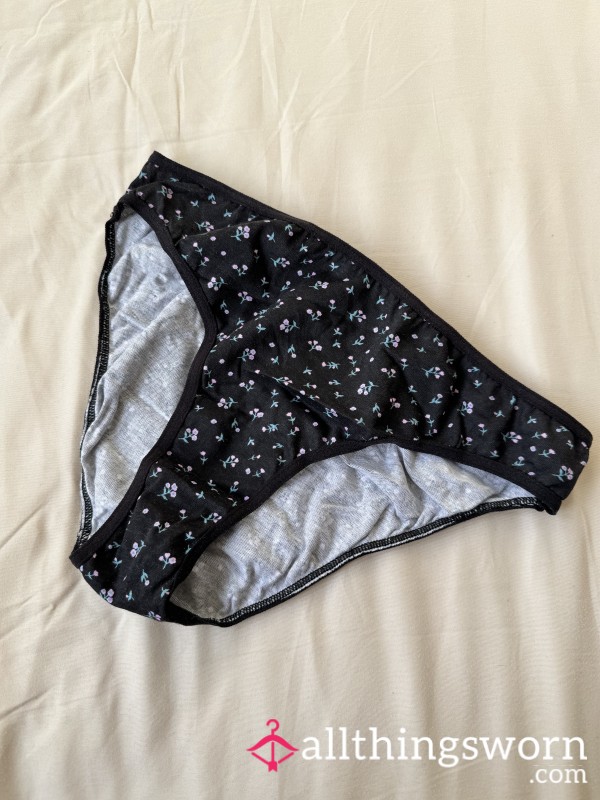 Flor*l Panties, 48hr Wear 🖤