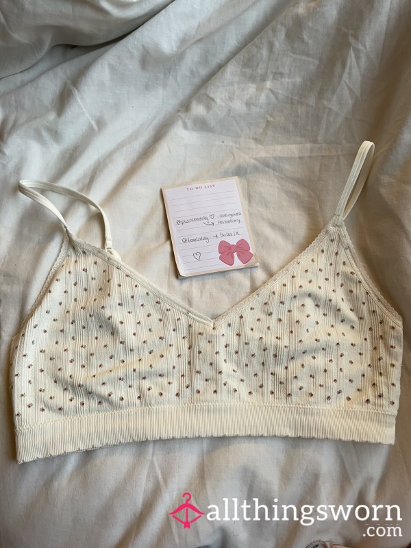 Flor*l Vest, Seamless Bra Size XL 💕