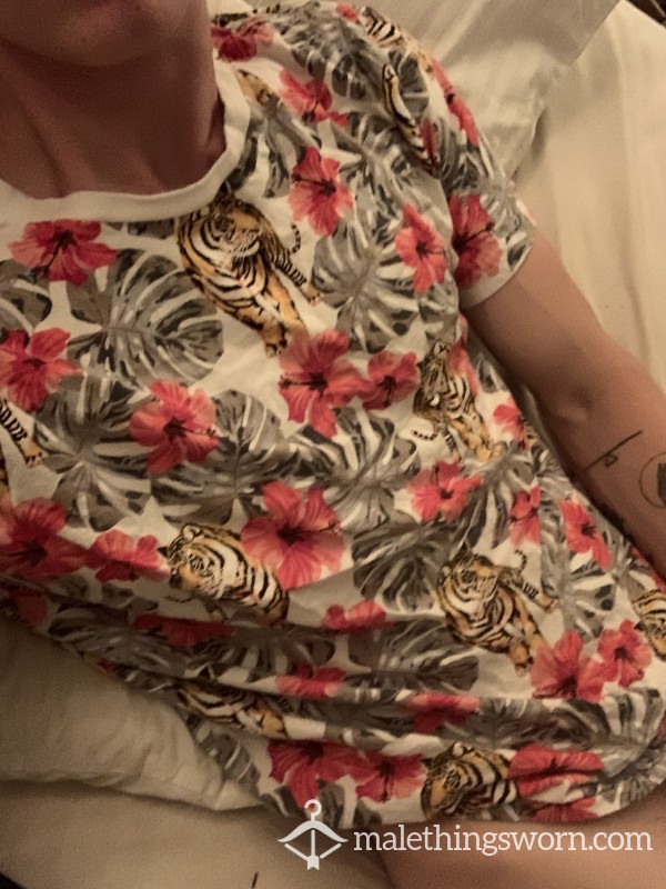 Flor*l+Tigers Shirt (M)