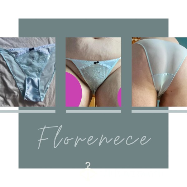 “Florence” Light Blue Strappy Brazillian