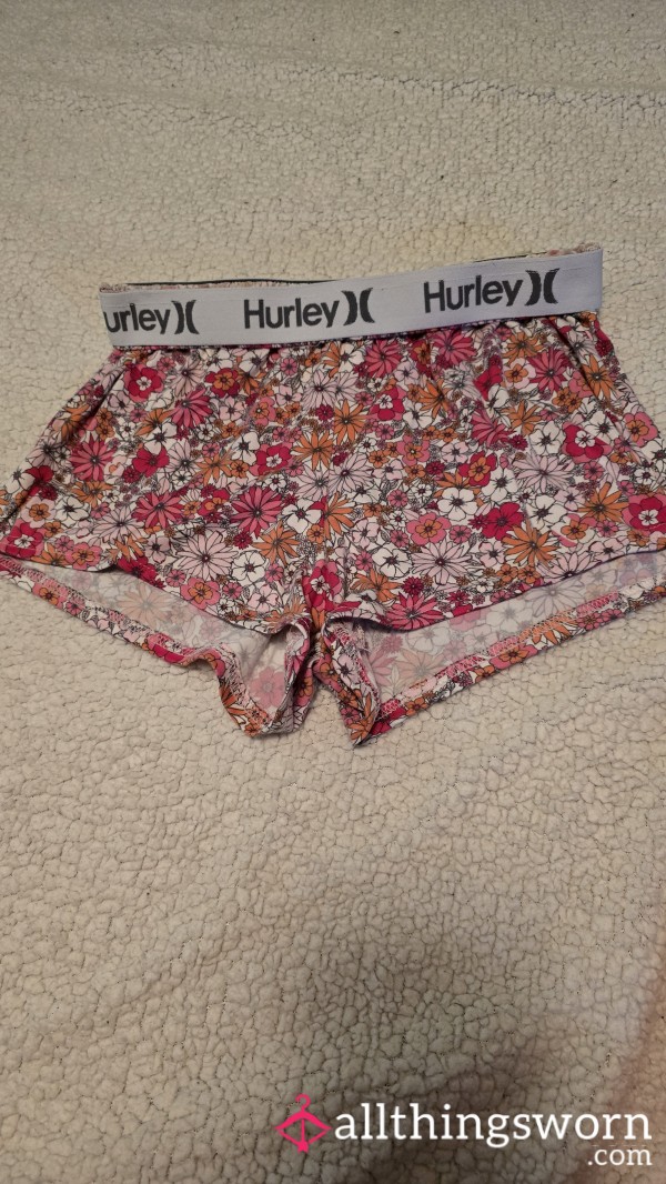 Flower Print  Hurley Sleep Shorts