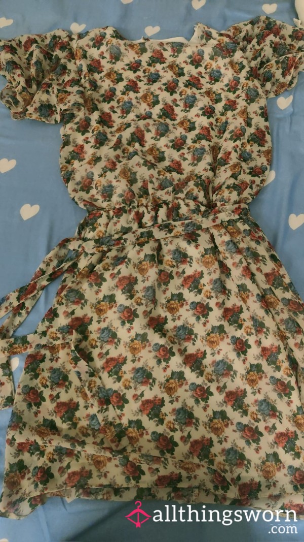 Flowers Dress Size M