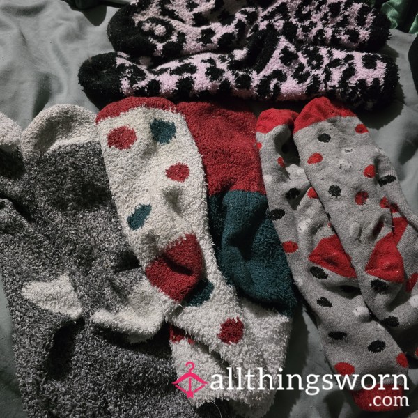 Fluffy Bed Socks- Pick Your Pair