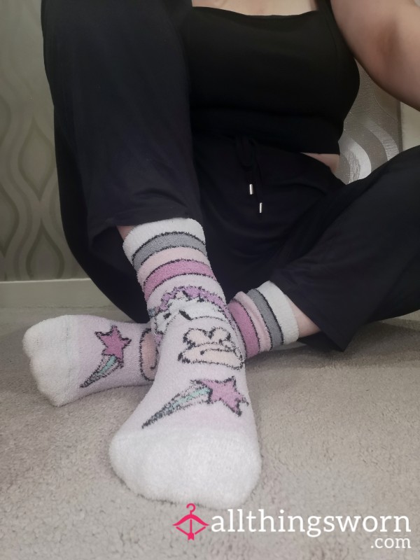 Fluffy Cartoon Socks