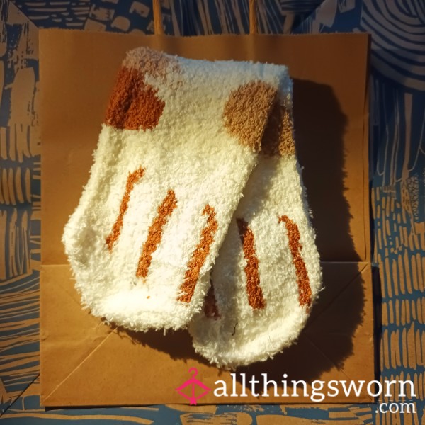 Fluffy Cat Socks - 48hr Wear