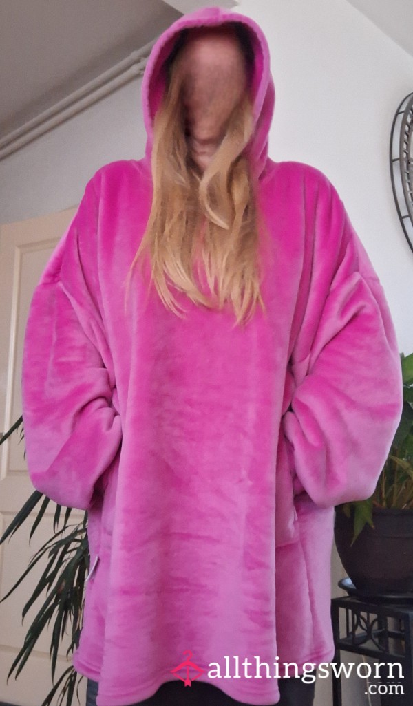 Fluffy Pink Oversized Hoody