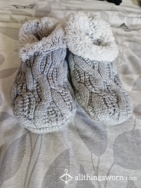 Fluffy Sock Slippers