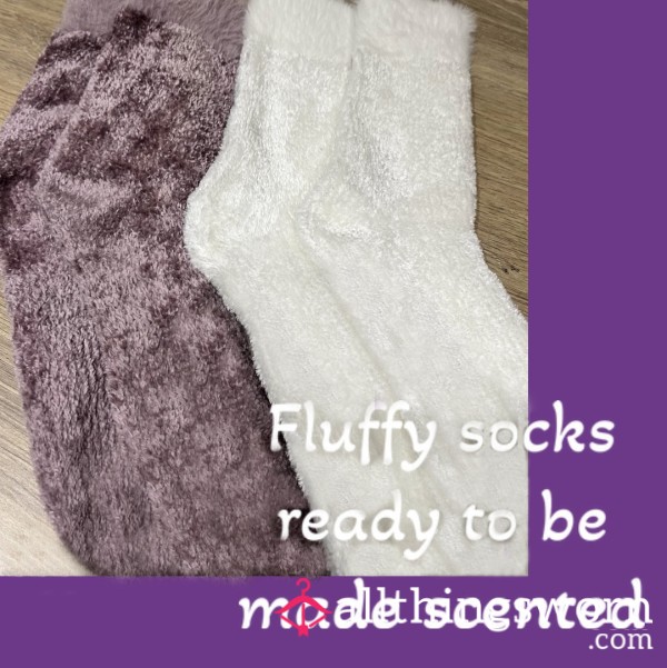 Fluffy Socks Ready To Be Made Scented For You!