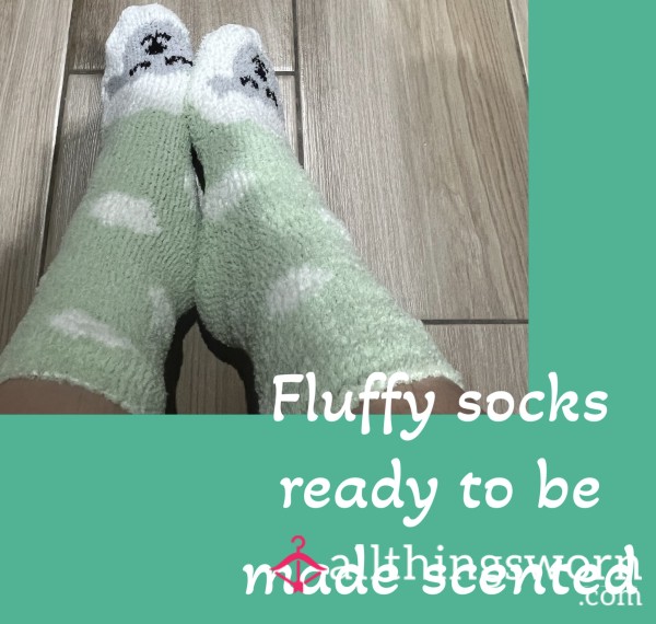 Fluffy Socks Ready To Be Made Scented For You!