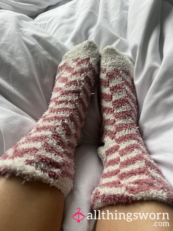 Fluffy Socks Well Used